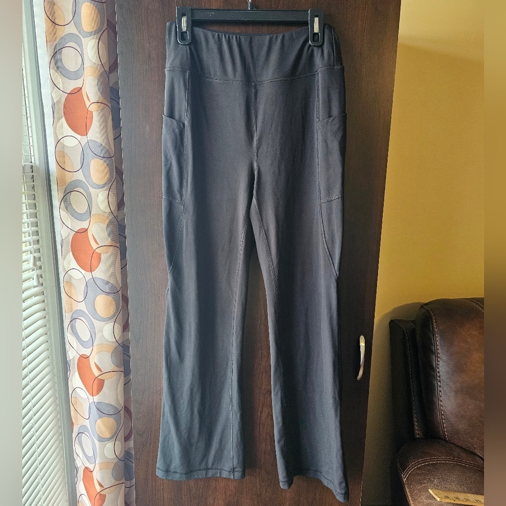 ZELOS High Waisted Black Activewear Pants
